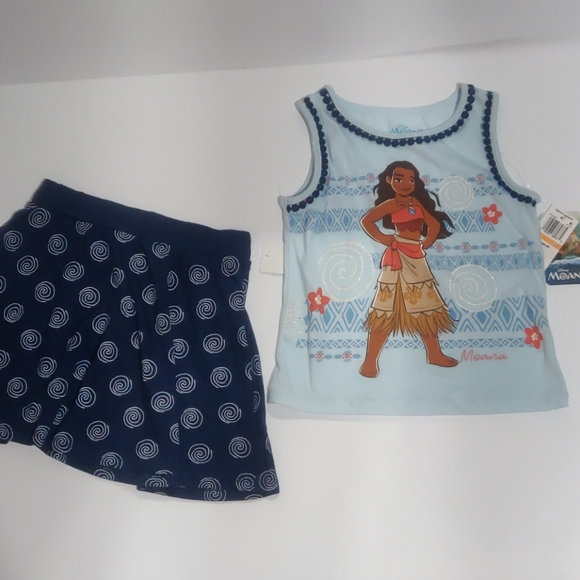 Disney Moana girl set size 6X - Picture 2 of 10